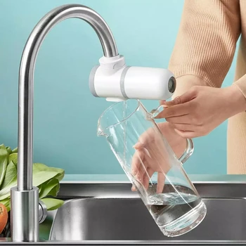 Очиститель воды Xiaomi Mijia Faucet Бытовой очиститель воды Кухонный кран Фильтр Фильтр для водопроводной воды Перколятор с активированным углем 3