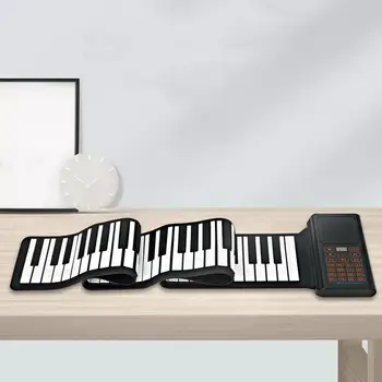 Пианино с 88 клавишами, USB-вход, дорожное пианино для подарков в дорогу