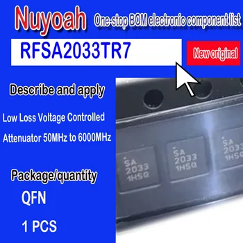Совершенно новый оригинальный точечный аттенюатор RFSA2033TR7 SA2033 QFN-16 50-6000 ГГц, 3V-5V, Аттенюатор с низким уровнем потерь, Управляемый напряжением