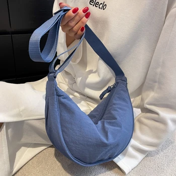 Повседневная женская сумка через плечо из нейлона Hobos, дизайнерские сумки через плечо, женская дорожная сумка-тоут большой емкости, женские кошельки 2023 года выпуска