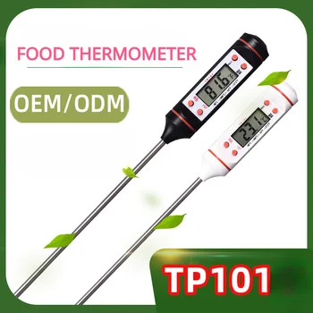 TP101 Кухонный пищевой термометр Температура масла Температура воды 304 Ручка-зонд Термометр для барбекю Термометр для барбекю 0