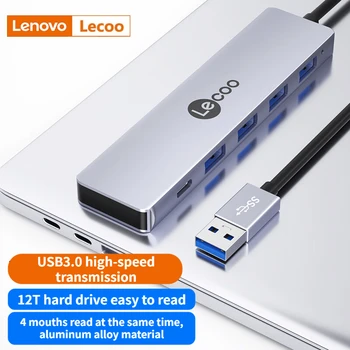 Lenovo-LKP0607 USB-концентратор 3.0 Адаптер-расширитель Multi USB Splitter Multiple Extender для ПК Ноутбук