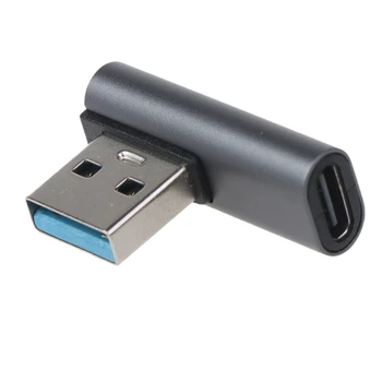 Конвертер типа C под прямым углом 90 градусов в разъем USB 3.0 USB-C адаптер G32B
