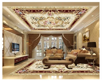 модная классическая декоративная роспись beibehang, подходящий пол, мрамор, украшения с европейским рисунком, потолочные обои papel de parede
