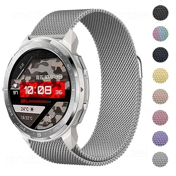 Металлический браслет для смарт-часов HONOR Watch GS Pro, магнитный ремешок для Honor Watch GS3 / Honor Magic Watch 2, 42-мм 46-мм ремешок Wrsit 0