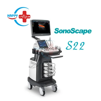 Высокоэффективный ультразвуковой аппарат с 4D цветной доплеровской тележкой, Sonoscape S22 0