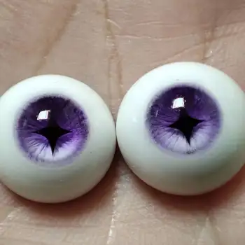 BJD Eyes кукольные глаза 8 мм-20 мм кукольные милые гипсовые фиолетовые Глаза для игрушек 1/8 1/6 1/4 1/3 SD DD аксессуары для кукол 8 мм-20 мм кукольные глаза