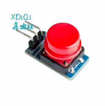 Модуль большого ключа 12X12 мм, модуль большой кнопки, модуль сенсорного переключателя с высоким уровнем мощности hat для arduino 0