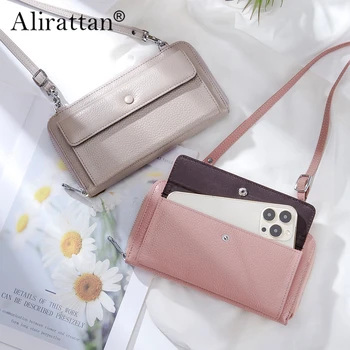 Alirattan 2023, Новая сумка для телефона с сенсорным экраном, Женский прозрачный многофункциональный кошелек через плечо, женская мини-сумка на одно плечо 0