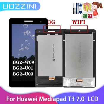 Оригинальный Дисплей Для Huawei Mediapad T3 7,0 BG2-W09 BG2-U01 BG2-U03 Сенсорный Экран Дигитайзер В Сборе Для Huawei T3 7 3G Wifi LCD