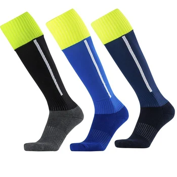 Мужские футбольные носки, Нижнее полотенце, Спортивные баскетбольные носки для бега на открытом воздухе, мужские футбольные компрессионные длинные чулки, носки для взрослых 40-46