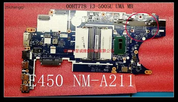 Для Lenovo ThinkPad Edge E450 материнская плата AIVE1 NM-A211 00HT778 i3-5005u HD550 DDR3L Интегрированная графика