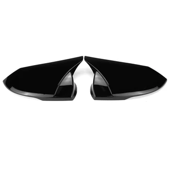 Автомобиль M Style Глянцевый Черный Крышка Зеркала заднего Вида Накладка Рамы Крышки Боковых Зеркал Заднего Вида для Hyundai Elantra 2021 2022 0