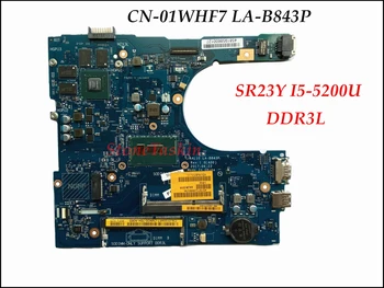 Высококачественная CN-01WHF7 FRV68 ДЛЯ Dell Inspiron 5458 5558 Материнская плата Ноутбука AAL10 LA-B843P SR23Y I5-5200U 920M 2GB 100% Протестирована