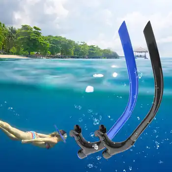 Силиконовая передняя дыхательная трубка для плавания Профессиональная трубка для подводного плавания с маской и трубкой от удушья для плавания с маской и трубкой 0