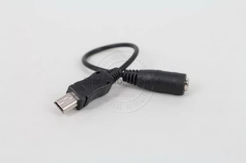 от dhl 200 шт. аудиокабель Mini USB с разъемом 3,5 мм для подключения к разъему Female Шнур для активного микрофона Адаптер микрофона для GoPro Hero