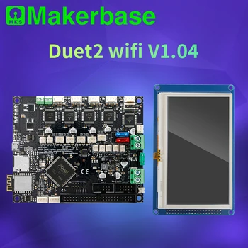 Makerbase 32-Битный Клонированный Duet 2 Wifi V1.04 Плата Управления Duex5 V0.9a с Сенсорным экраном 4,3 или 7,0 Pandue для деталей 3D-принтера 0