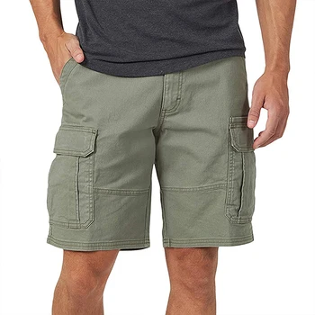 Летние мужские шорты, дышащие брюки-карго с множеством карманов, пляжные шорты, Свободные брюки, мужские брюки длиной до колена, повседневные размеры S-5XL, большие размеры