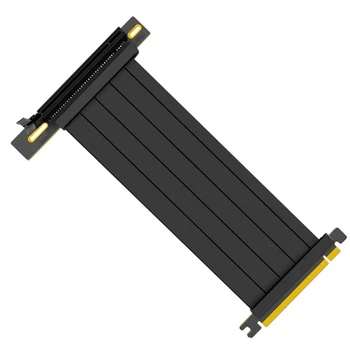 Полноскоростной PCIE 4.0 16x Кабель Riser Удлинитель видеокарты PCI Express Удлинитель Riser карты расширения GPU с экранированием