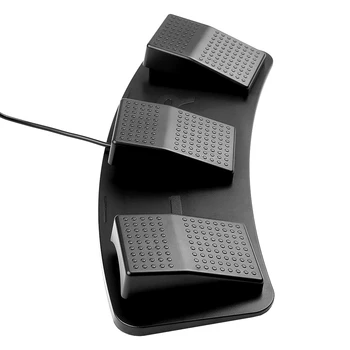 FS23-Pro USB Тройной Ножной Переключатель Многофункциональная Индивидуальная Ножная Педаль Механический Переключатель для Получения Изображения Управления Музыкальной Игрой 0