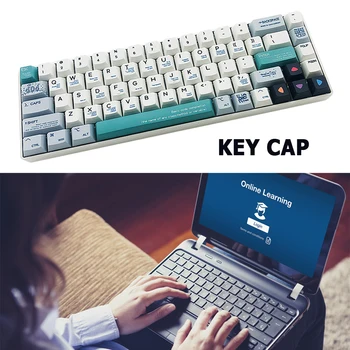 Индивидуальность Механическая Клавиатура Keycap 127 Клавиш Детали Клавиатуры Материал PBT Key Cap Компьютерная Периферия для Игровых Принадлежностей