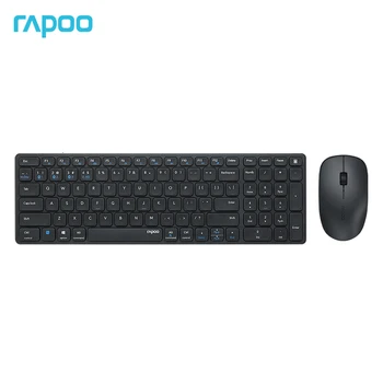 Набор беспроводной Bluetooth-клавиатуры и мыши Rapoo 9350G для офиса, темно-серый, ультратонкий многофункциональный дизайн с острым лезвием