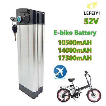 Новейший литиевый аккумулятор для электровелосипеда Silverfish 18650 Cells 52V 10.5Ah 14AH 17.5AH с мощным аккумулятором для преобразования в электрический велосипед