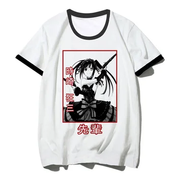 мужская футболка kurumi tokiaki с комиксами аниме harajuku, мужская дизайнерская одежда harajuku 2000-х