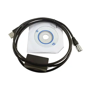 USB-кабель для загрузки данных Hirose Connector для Windows 7 / 8 / 10 / XP для тахеометра Topcon Sokkia Gowin South